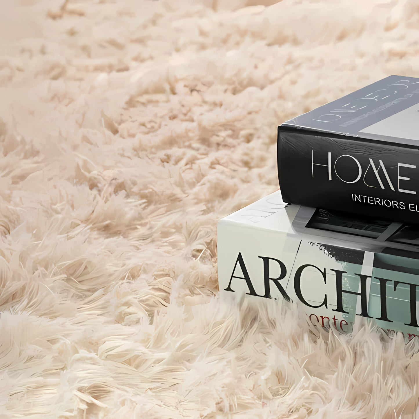 Alfombra Nordica Moderna Pelo Largo 1x1,5Mts