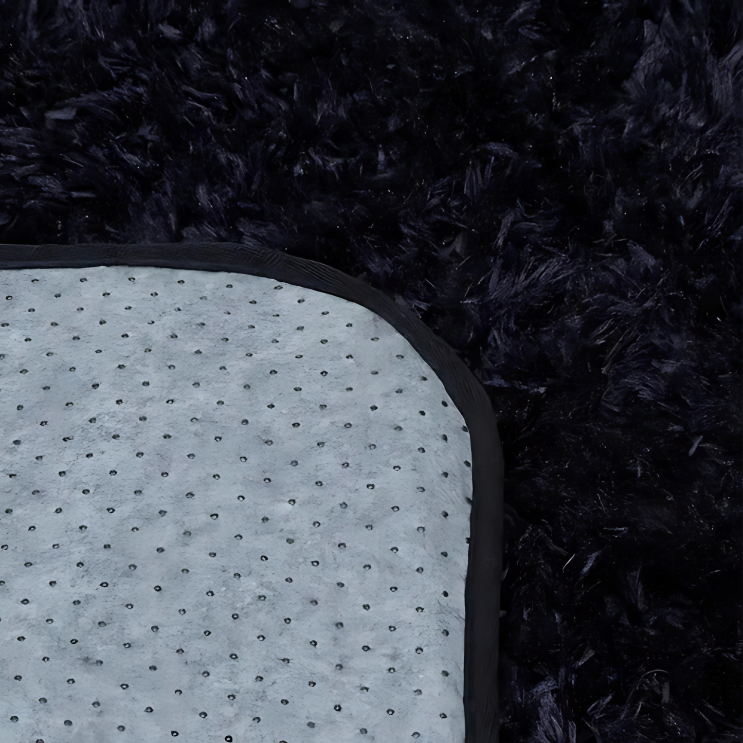 Alfombra Nordica Moderna Pelo Largo 1x1,5Mts